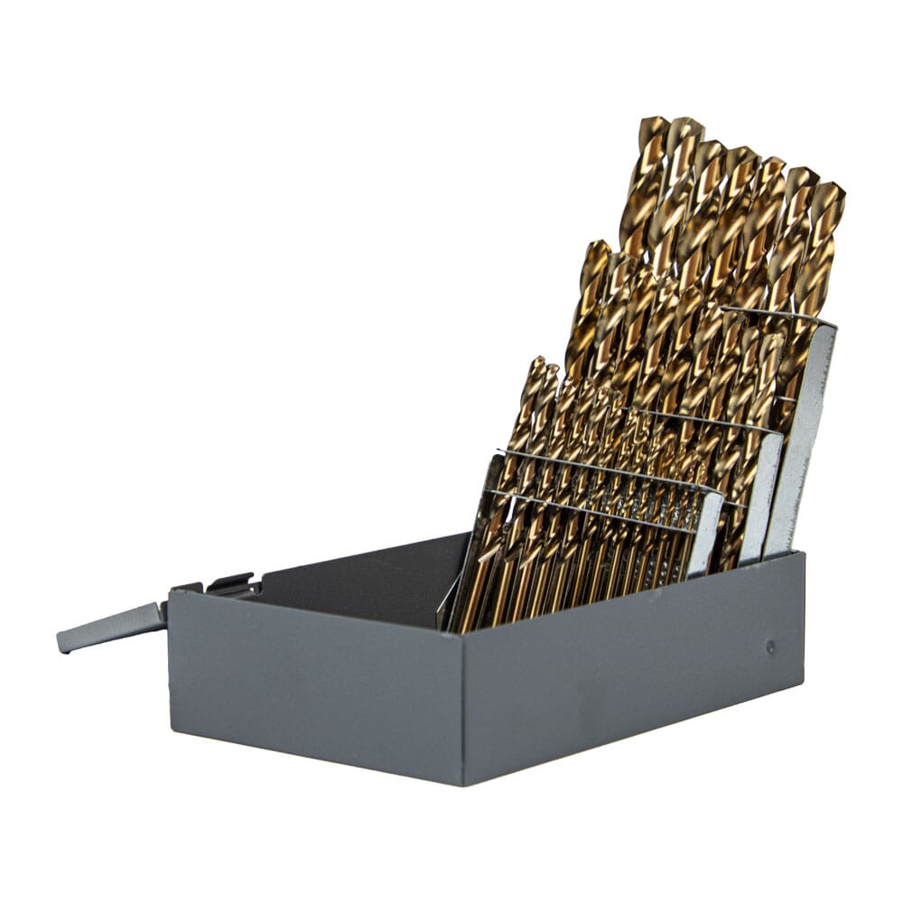 29-Piece 8 Percent Cobalt Drill Bit Set (1/16 in - 1/2 in x 64ths)